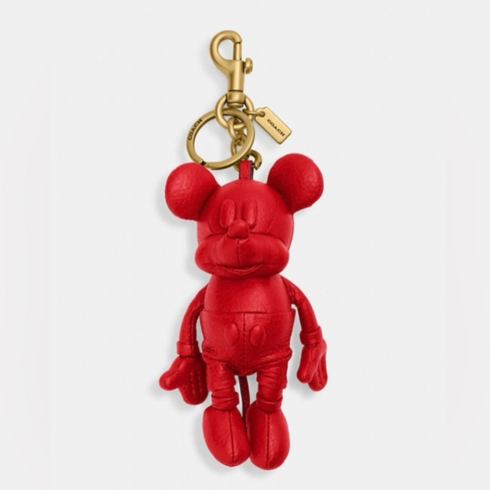 Coach - Red Mickey Key Fob